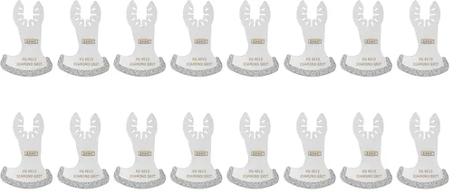 Vista 12 de XXGO Hoja multiherramienta de lechada de diamante de 3 piezas para removedor de lechada XG3001S Lo mejor para quitar la línea de lechada de 1/8