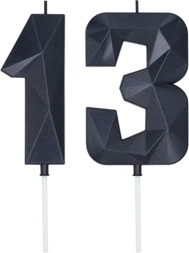Vista 189 de DERVENTA Vela Grande de Cumpleaños Número 3D Verde Luminoso de 3.7 Pulgadas Celebración de Fiesta Aniversario Decoración Adorno para Pastel 1 Pieza