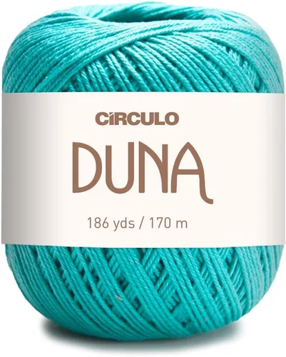 Vista 21 de Círculo Hilo Duna – 186 yardas, 3.52 onzas – Hilo DK de peinado ligero – 100% algodón virgen brasileño mercerizado, perfecto para tejer y hacer