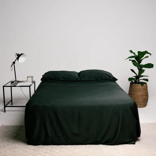 Vista 9 de THE LAD COLLECTIVE Juego de ropa de cama 2.0 – Juego de sábanas y fundas de almohada de 4 piezas, mezcla de algodón personalizada, suave, cómodo