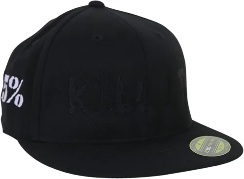 Vista 2 de 5% Nutrition Graphic Black Red Snapback Flexfit Trucker Hat for Men and Women