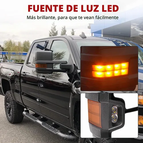 Vista 4 de YITAMOTOR Espejo de remolque compatible con Chevy Silverado GMC Sierra 2007