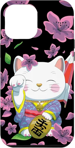 Vista 25 de Funda para iPhone 13 Pro Max Japanese Maneki Neko Lucky Cat