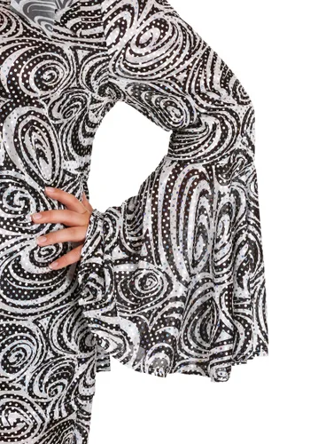 Vista 5 de Disfraz Foxy Lady Disco para mujer talla extra Multicolor