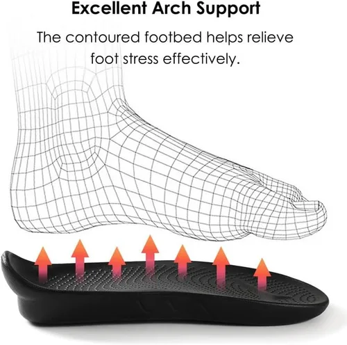 Vista 3 de Menore Recovery Slides for Women Men with Arch Support Sport Sandals Cushion Cloud Slippers Reduces Stress on Feet Non-Slip Shower Shoes Indoor &