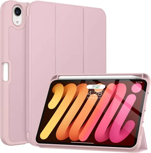 Vista 18 de Soke - Funda para iPad mini (A17 Pro) 7ª/6ª generación (libro negro)