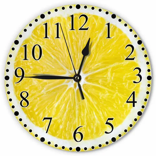 Vista 9 de Reloj de Pared Bohemio con Textura Paisley de 10 Pulgadas Operado por Batería Vector Color Rojo Brillante Reloj Silencioso Sin Tictac Relojes