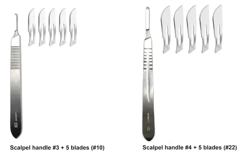 Vista 5 de Juego de herramientas avanzadas de disección de laboratorio de anatomía y biología de 26 piezas, kit completo de disección