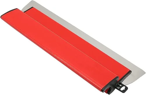 Vista 6 de Hoja de yeso roja Skimming Blade Enyesado Pintura Espátula de alisado Flexible Acabado Paleta Herramientas profesional 15.75inch 15.7 in herramienta