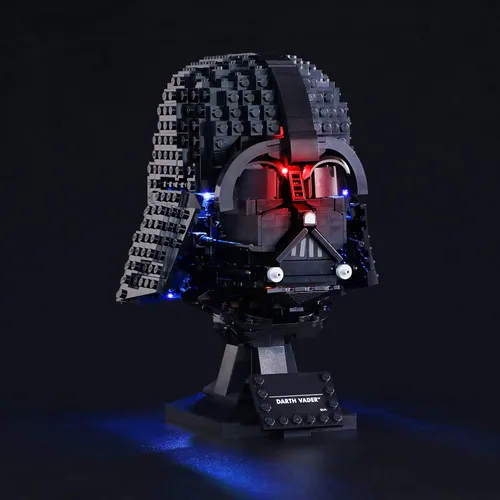 Vista 4 de LIGHTAILING Juego de luces para casco Darth Vader modelo de bloques de construcción - Kit de luces LED compatible con Lego 75304 - No incluye