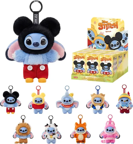 Vista 9 de POP MART Stitch Adventure Series - Llavero de caja ciega, caja individual