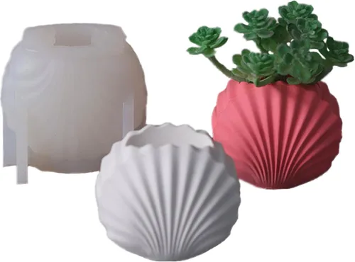 Vista 13 de Moldes de silicona de resina de búho para macetas de flores, moldes de macetas de cerámica y arcilla, molde de plantador de silicona para macetas