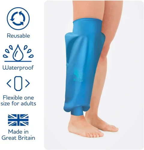 Vista 2 de BLOCCS Rodillera 100 % impermeable, para natación, ducha y baño. Protección impermeable para apósitos y vendajes - #AKP87-S - Protector de rodilla