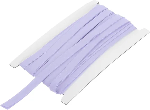 Vista 100 de MECCANIXITY Cinta de sesgo continuo de 1/2 pulgada de doble pliegue, cinta de sesgo de algodón a granel para costura, encuadernación, acolchado