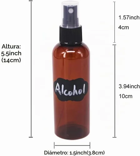 Vista 3 de Paquete de 12 botellas de spray de niebla fina de 3.3 oz botellas