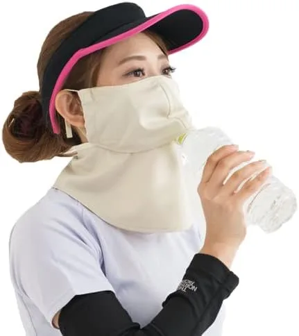 Vista 7 de Máscara de protección solar UV para cara y cuello "Yake-nu SO-Cool