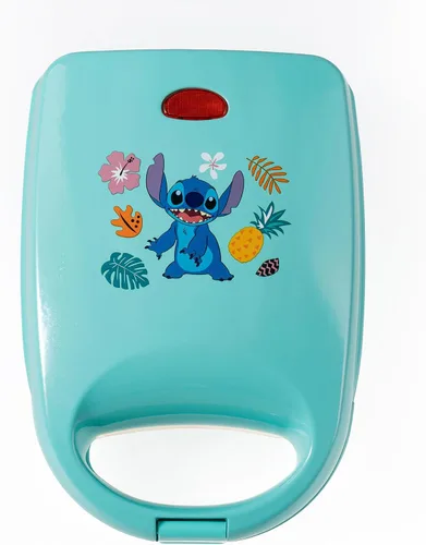 Vista 7 de Uncanny Brands Disney Lilo and Stitch Sandwichera Individual - Pequeño Electrodoméstico de Cocina