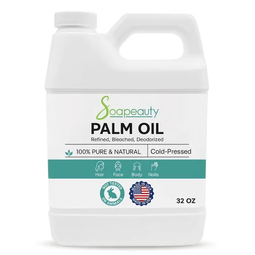 Vista 8 de Soapeauty Aceite de palma RBD 100% puro, prensado en frío, no hidrogenado y sostenible para jabón, cremas y lociones de bricolaje, rico en vitamina
