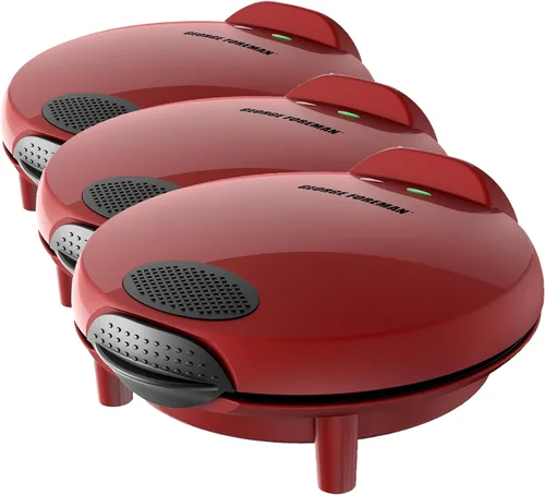 Vista 9 de Fabricante eléctrico de Quesadilla George Foreman, Rojo, GFQ001