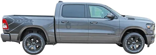 Vista 8 de FREEMOTOR802 Compatible con guardabarros Dodge Ram 1500 2019-2023, protector de cubierta de rueda de camión de polipropileno negro texturizado
