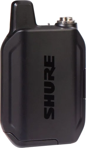 Vista 2 de Shure Transmisor de cuerpo GLXD1+ - para uso con sistemas de micrófono inalámbrico digital GLX-D+ de doble banda, receptor se vende por separado