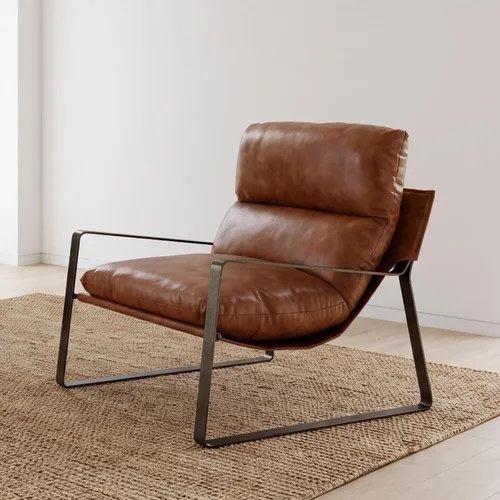 Vista 13 de Ya-Home Mid-Century - Silla decorativa, silla de lectura tapizada de Beige