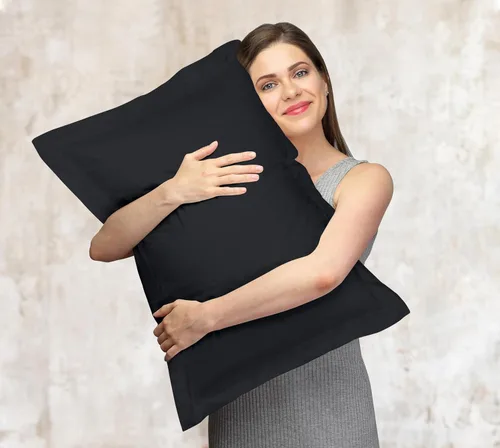 Vista 7 de Royale Linens Paquete de 2 fundas de almohada de tamaño estándar de 20 x 26 pulgadas, microfibra cepillada, fundas de almohada de cama, resistentes