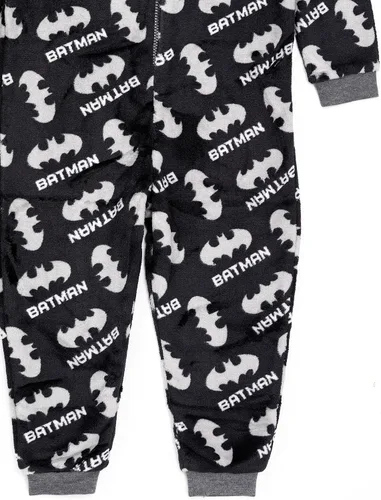 Vista 4 de DC Comics Batman Onesie Boys Kids Dark Knight Black All In One