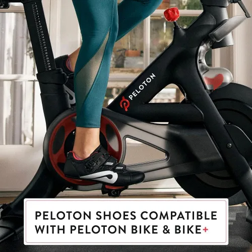 Vista 4 de Peloton Zapatos de ciclismo para bicicleta y bicicleta con tacos de bicicleta compatibles con Delta