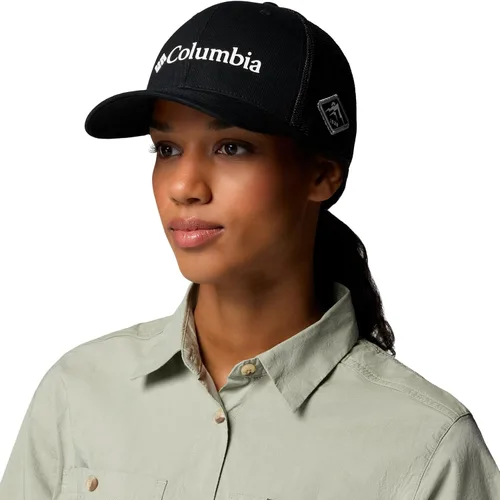 Vista 284 de Columbia Gorra de bola de malla Bandera antigua de malva/blanco/pescado