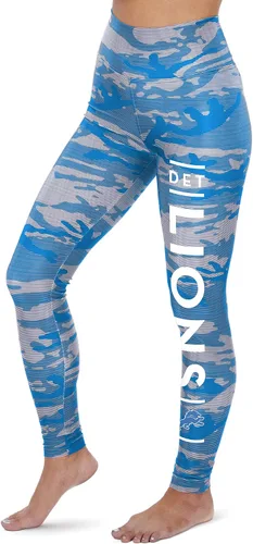 Vista 51 de Zubaz NFL Mallas para mujer de longitud completa de cintura alta básica 1.0