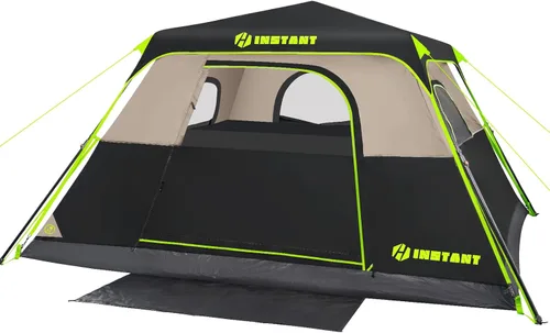 Vista 16 de 4/6/8/10 Person Instant Tent, Waterproof Pop Up Tents for Camping with Rainfly, 60 Seconds Easy Setup, Automatic Cabin Tent for Family Camping with