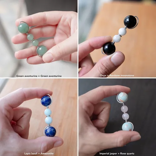 Vista 6 de Crystal Roller Gemstone Finger Toy and Spinner