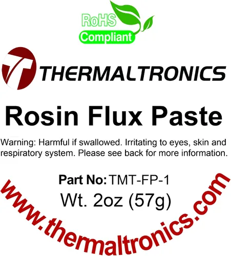 Vista 3 de Thermaltronics TMT-FP-1 Pasta de fundente de resina, 2.0 oz (57 g)