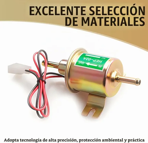 Vista 4 de 1 bomba de combustible automotriz, bomba de transferencia de suministro de combustible de pistón de baja presión de 12 V, piezas de repuesto