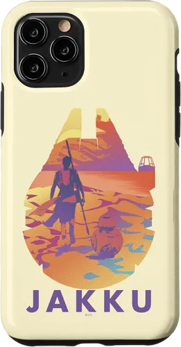 Vista 14 de Funda de relleno para iPhone 15 Star Wars Jakku Millennium Falcon