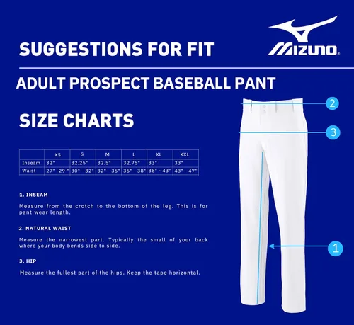 Vista 6 de Mizuno Pantalón de béisbol tejido profesional para hombre