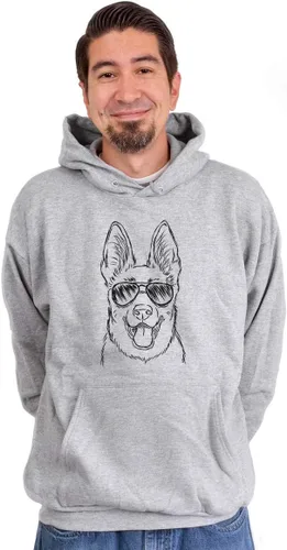 Vista 2 de Sudadera con capucha Aviator Brutus El Pastor Alemán