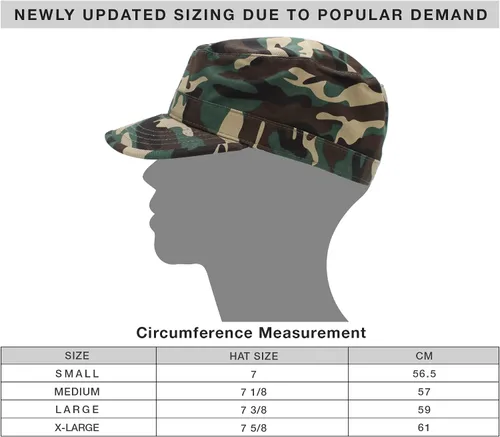 Vista 2 de Cadet Army - Gorra de estilo militar básico diario (ahora con la versión de bolsillo Stash)