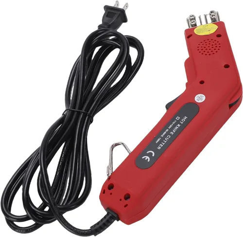 Vista 7 de Yechiry Electric Hot Knife Rope Cutter, Fabric Cutting Tool Kit, Pro Heat Cutter 150W Heat Sealer, Ideal for Sponge, Cloth, Board & Webbing
