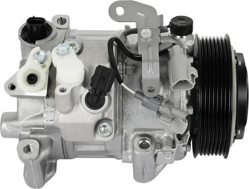 Vista 23 de ECCPP Compresor de aire acondicionado 2001-2006 Compatible con Hyundai Santa Fe 2.7L Compresor de aire acondicionado de enfriamiento rápido