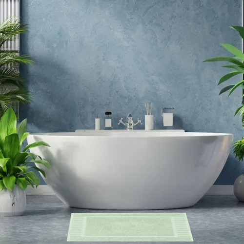 Vista 9 de White Classic 2 toallas de baño verde claro de 35 x 70 pulgadas, 6 toallas de mano de 16 x 30 pulgadas y 2 tapetes de baño de 22 x 34 pulgadas
