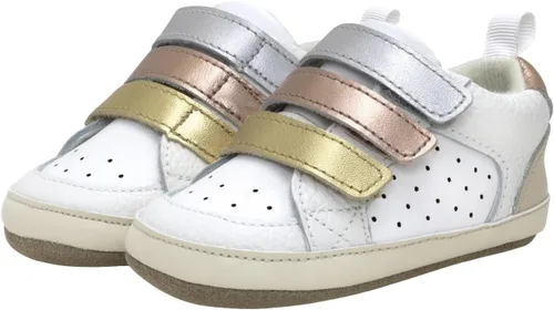 Vista 20 de Robeez First Kicks - Zapatos y tenis unisex para bebés y niños pequeños Cuero Addie Taupe