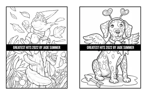 Vista 3 de Greatest Hits An Adult Coloring Book with the 100 Best Pages from the Jade Summer Collection