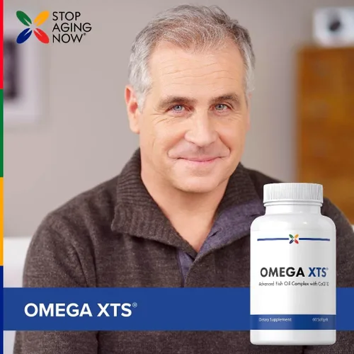 Vista 6 de Stop Aging Now - Complejo de aceite de pescado - Suplemento de ácidos grasos Omega 3 - con EPA y DHA - 60 cápsulas blandas