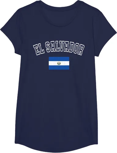 Vista 29 de Camiseta vintage con diseño de la bandera de El Salvador