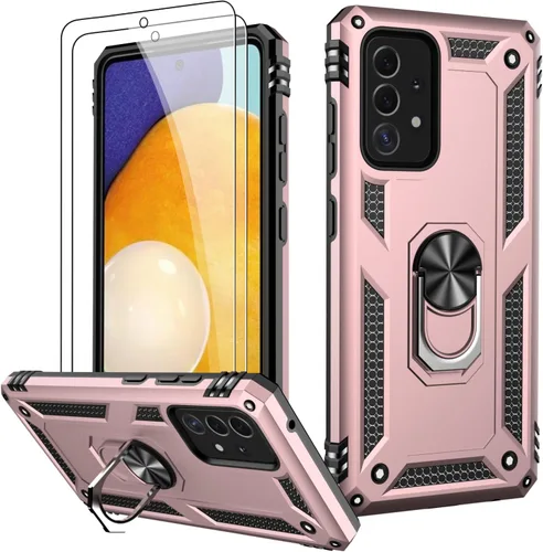 Vista 30 de LUMARKE Funda para Galaxy A51 4G con Protector de Pantalla, Pasa Prueba de Caída de 16 pies de Grado Militar, Cubierta Protectora para Teléfono