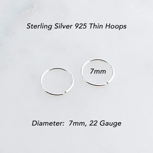 Vista 71 de Aretes de aro dorados y plateados para cartílago, nariz, tabique, oreja, hélix, tragus, joyería para mujer, hipoalergénicos, pequeños aros