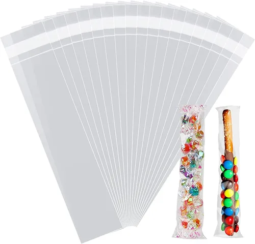 Vista 12 de Bolsas de celofán de 2 x 3 pulgadas, bolsas de celofán transparentes autoadhesivas de plástico resellable, bolsa de plástico de celofán para aretes