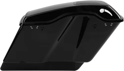 Vista 7 de TCT-MOTORPARTS - Alforjas extendidas de 5 pulgadas con tapas de bocina de 6 x 9 pulgadas para Harley 2014-2024 Touring Road King Street Electra